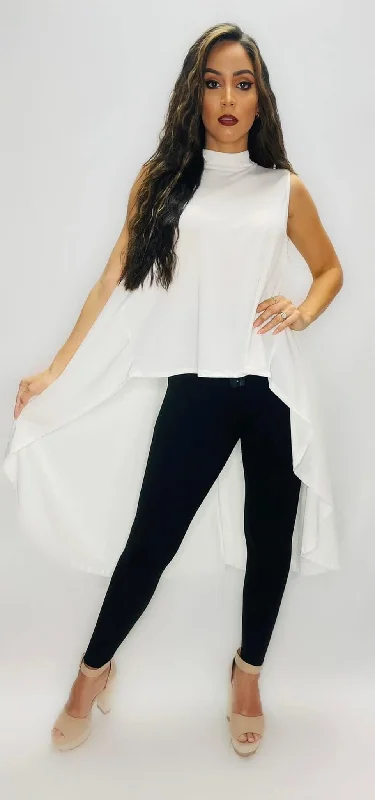 Amazing Deals Sleeveless Hi-Low Top