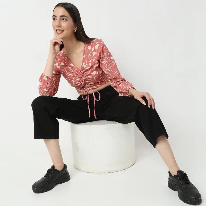 Unmissable Offer Slim Fit Floral Top