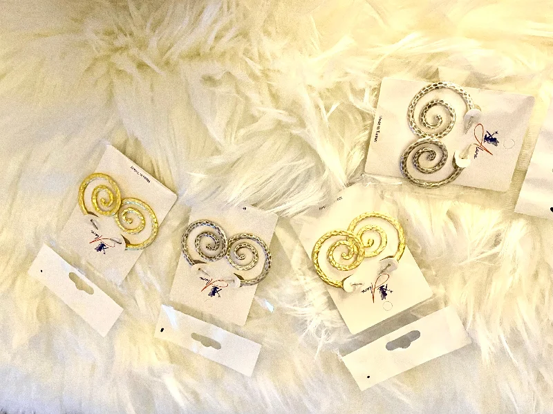 Special Price Turkish Circle Spiral Earrings
