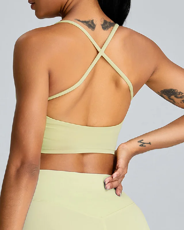 Clearance Items Sports Back Criss Cross Fitness Quick Drying Yoga Bra S-XL