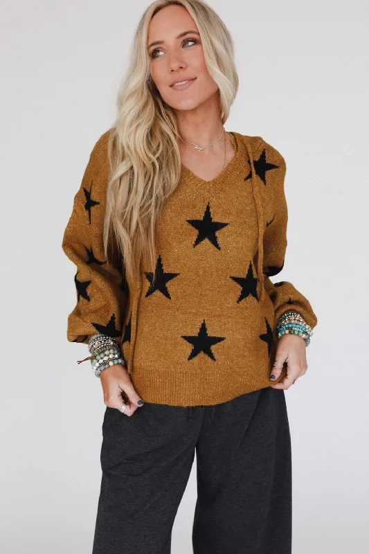 Instant Discount Starborn Hoodie Sweater - Camel