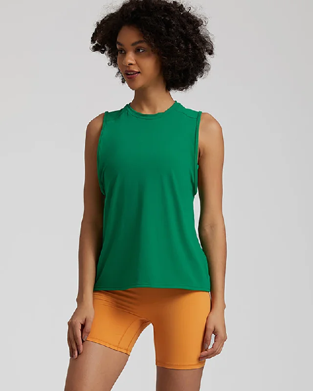 Big Savings Presale(5-15days waiting)Summer New Loose Sleeveless Breathable Women Sport Vest S-XL