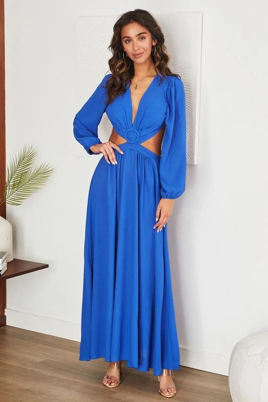 Early Bird Discount The Beau Solid Maxi Dress