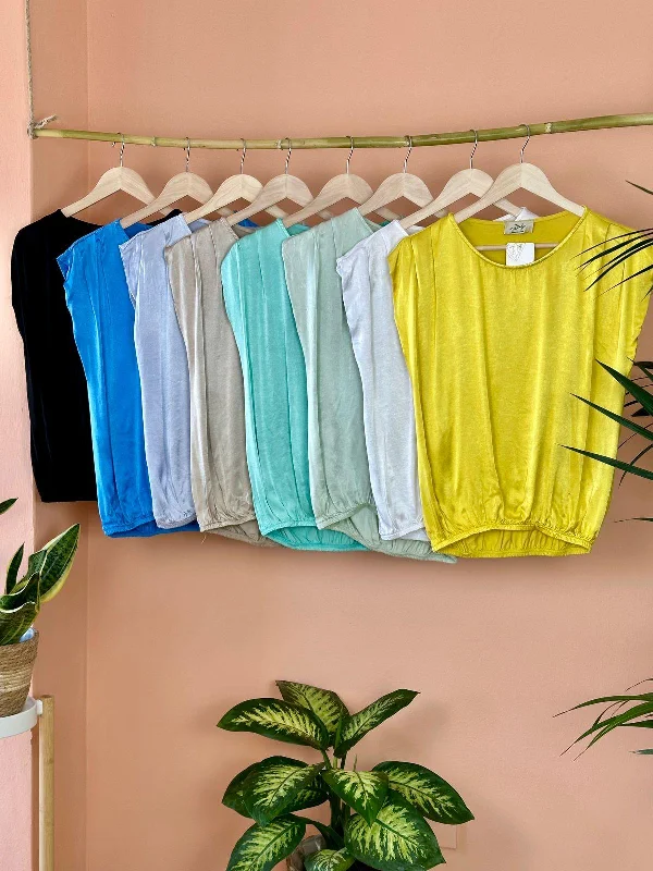 Special Buy The Italian Round Neck Silk Blouse