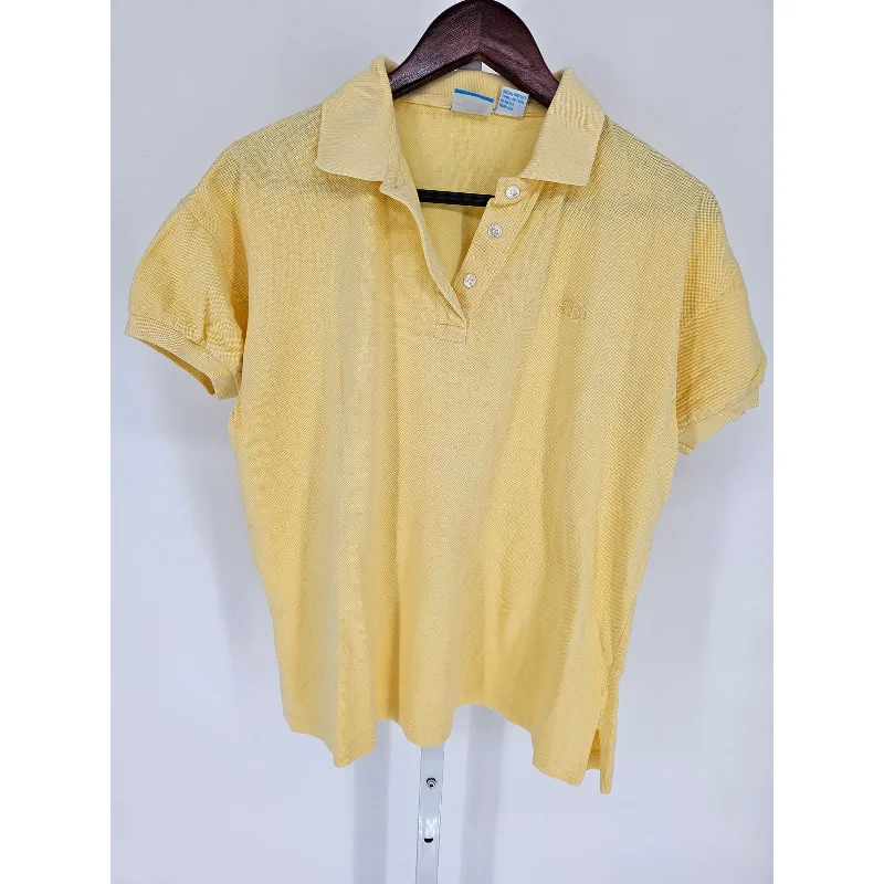 Bargain Prices The North Face Womens Sz L Short Sleeve Cotton Polo Shirt Light Yellow Bargain Prices The North Face Womens Sz L Short Sleeve Cotton Polo Shirt Light Yellow