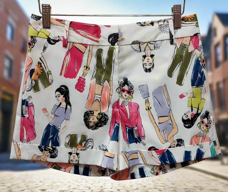 Early Bird Discount The OVI Fashion Print Shorts