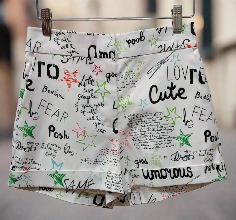 While Supplies Last The OVI Letters’ Print Shorts