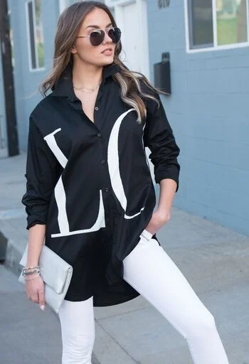 Don't Wait The LOVE Button Tunic