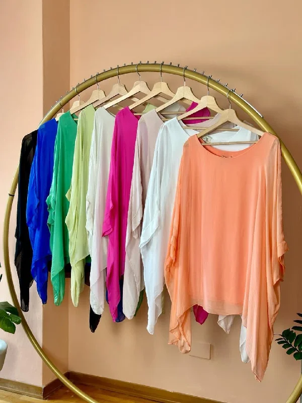 Price Buster The Silk Draped Oversize Blouse