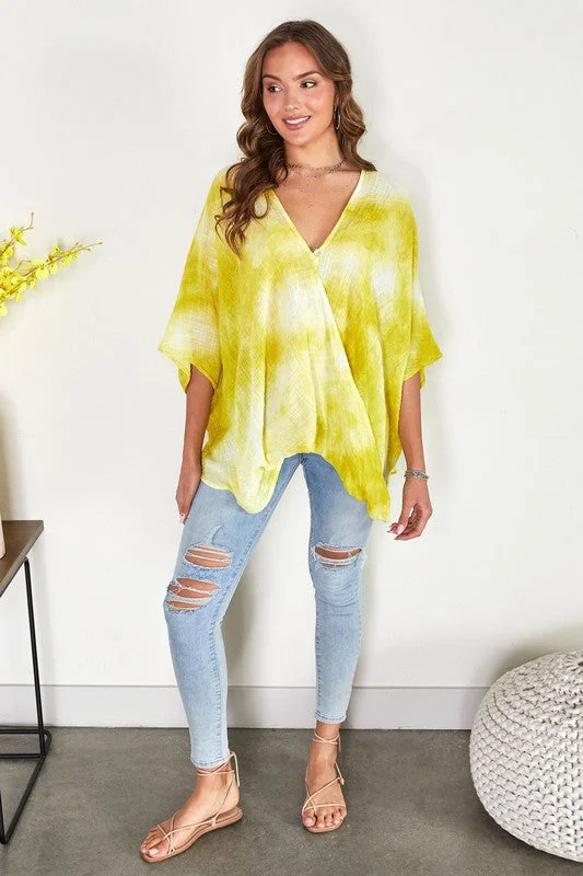 Bargain Prices The Tie Dye Drapey Top