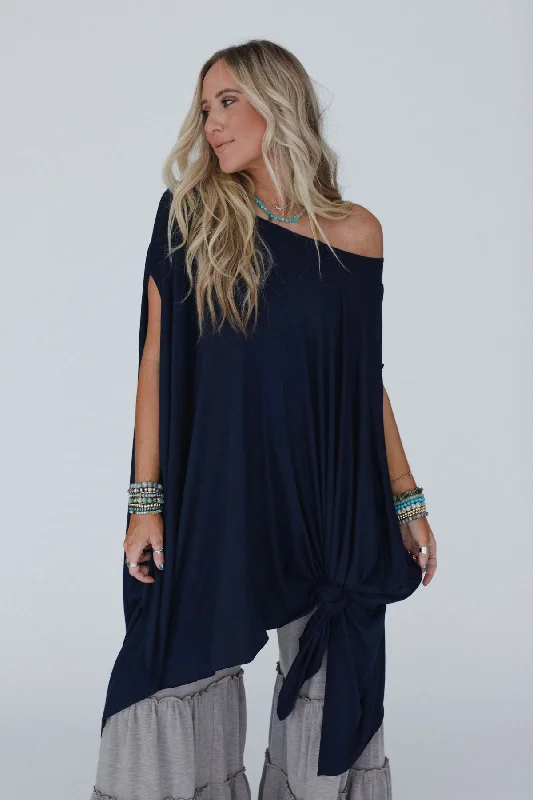 Seasonal Sale The Wren Tunic - Navy
