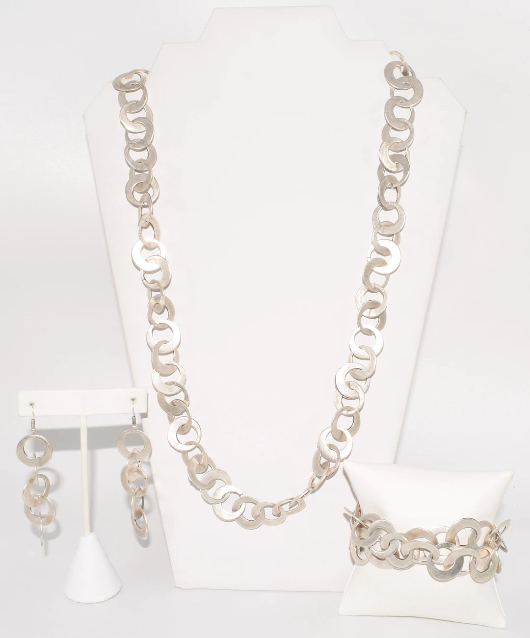 Extra Discounts Silver Three Piece Turkish Set