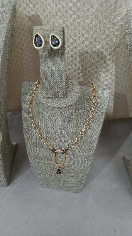 Super Sale Turkish Necklace & Earrings Jewelry Set
