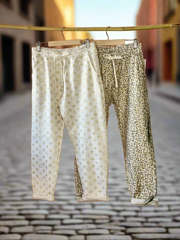 New Arrival The LV Print & The Animal Print Joggers
