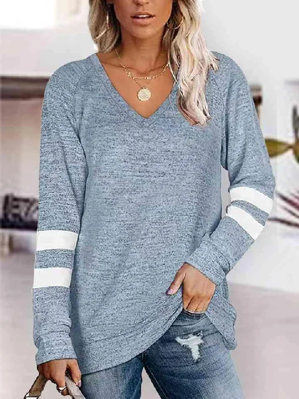 Deal Explosion V-Neck Raglan Sleeve T-Shirt