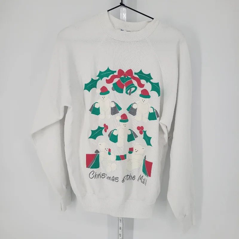 Discount Deals Vintage 1980s Tultex Womens Sz L Sweatshirt Christmas at the Mall Holly Bells Discount Deals Vintage 1980s Tultex Womens Sz L Sweatshirt Christmas at the Mall Holly Bells