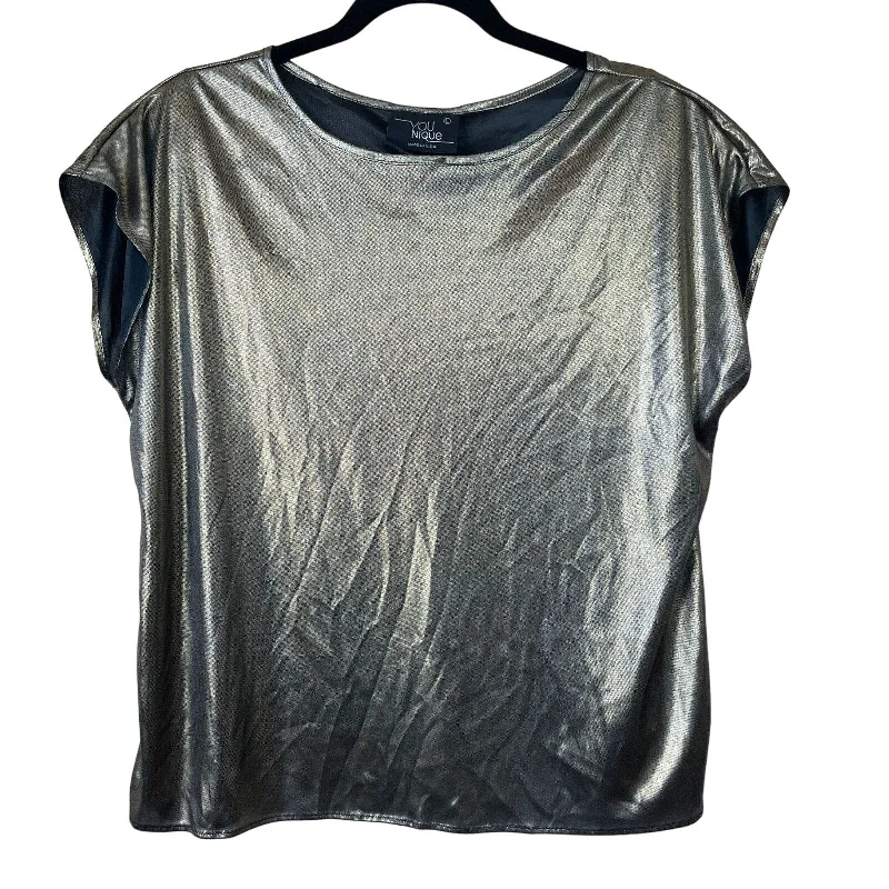 Clearance Sale Vintage 1990s You Nique Younique Womens Sz L Gold Blouse