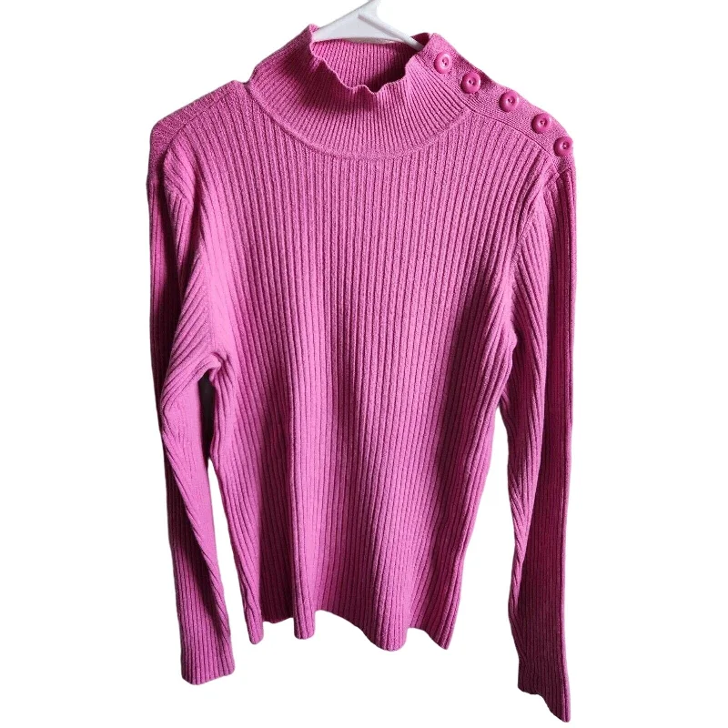 Year-End Sale Vintage Wothington Womens Sz L Mock Neck Sweater Bubblegum Pink Ribbed Year-End Sale Vintage Wothington Womens Sz L Mock Neck Sweater Bubblegum Pink Ribbed