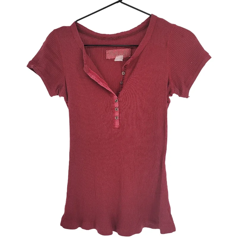 Reduced Prices Vintage Y2K Belle Du Jour Womens Sz M Short Sleeve T Shirt Ribbed Red Reduced Prices Vintage Y2K Belle Du Jour Womens Sz M Short Sleeve T Shirt Ribbed Red