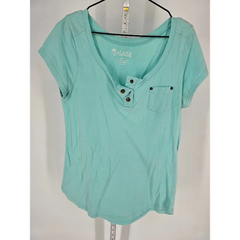 Limited Time Discount Vintage Y2K Splash Womens Sz 2X Short Sleeve T Shirt Light Blue Limited Time Discount Vintage Y2K Splash Womens Sz 2X Short Sleeve T Shirt Light Blue