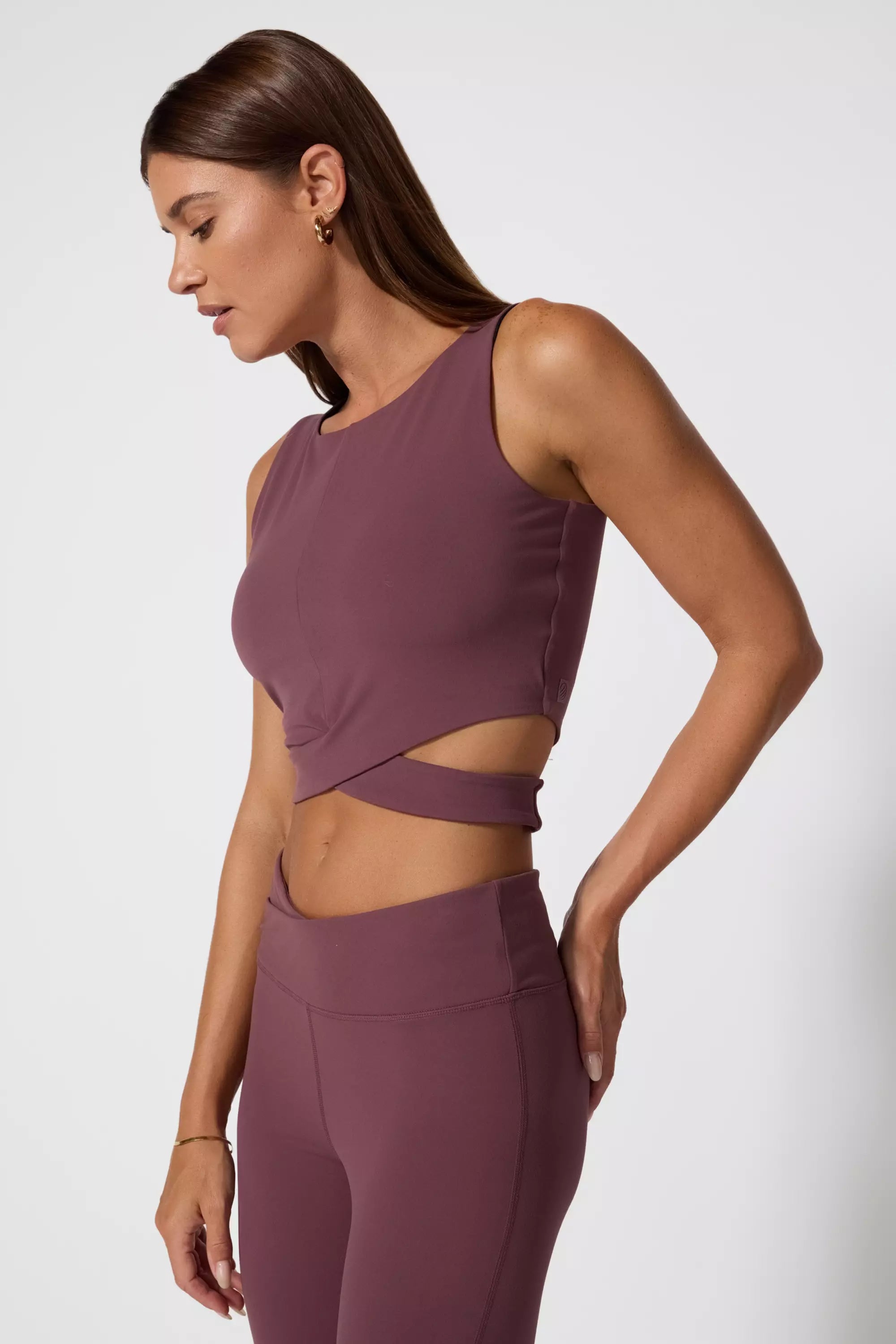 Low Prices Vital High-Neck Tank - Huckleberry