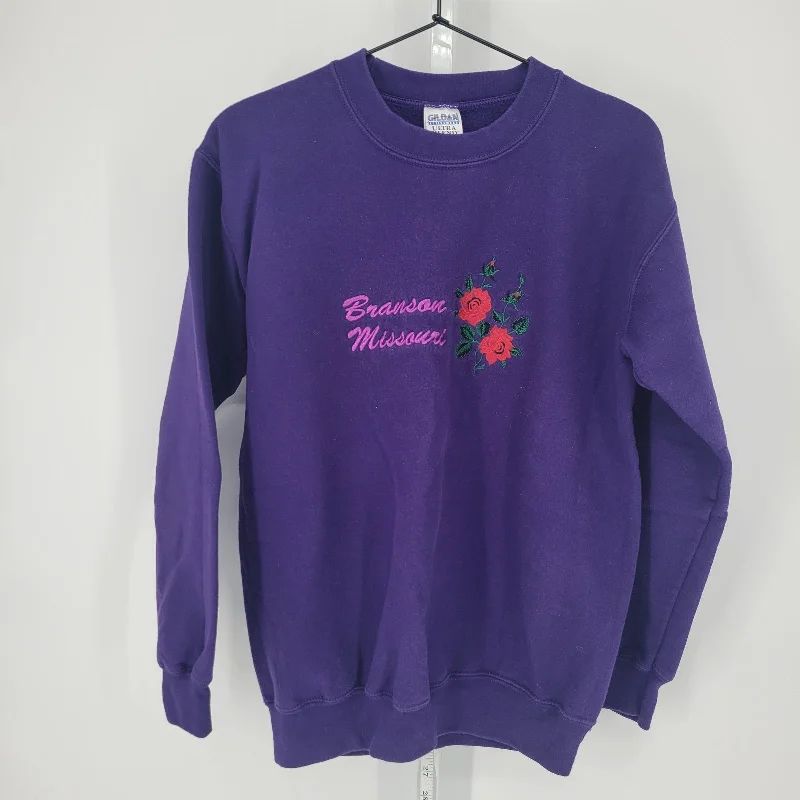 Major Savings Vtg 1990s Gildan Womens Sz S Branson Missouri Embroidered Sweatshirt Purple Major Savings Vtg 1990s Gildan Womens Sz S Branson Missouri Embroidered Sweatshirt Purple
