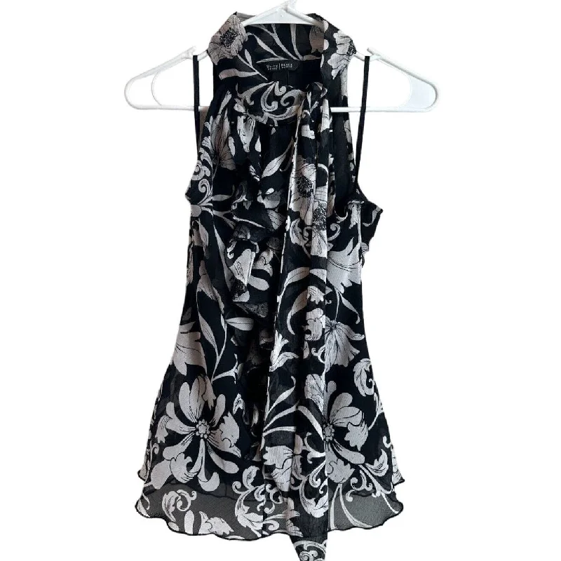 Great Bargains White House Black Market Womens Sz S Blouse High Neckline Floral
