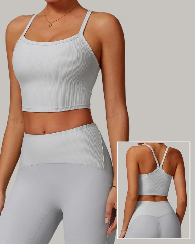 Final Markdown Women Casual Sports Sling Yoga Vest With Pad S-XL