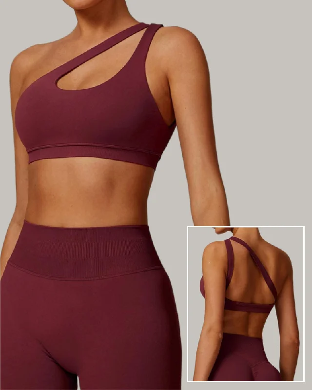 Price Rollback Women Hollow Out Slash Neck Quick Drying Running Yoga Bra S-XL