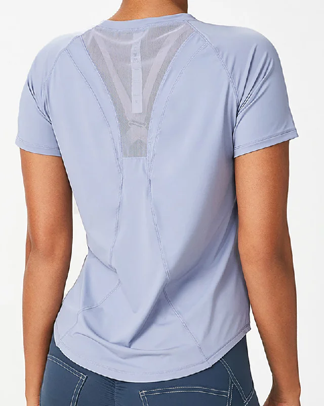 Special Price Women Loose Short Sleeve Mesh Quick Drying T-shirt S-XL