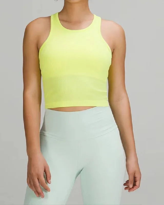 Special Savings Women Sleeveless Solid Color Yoga Sports Vest With Pad S-L
