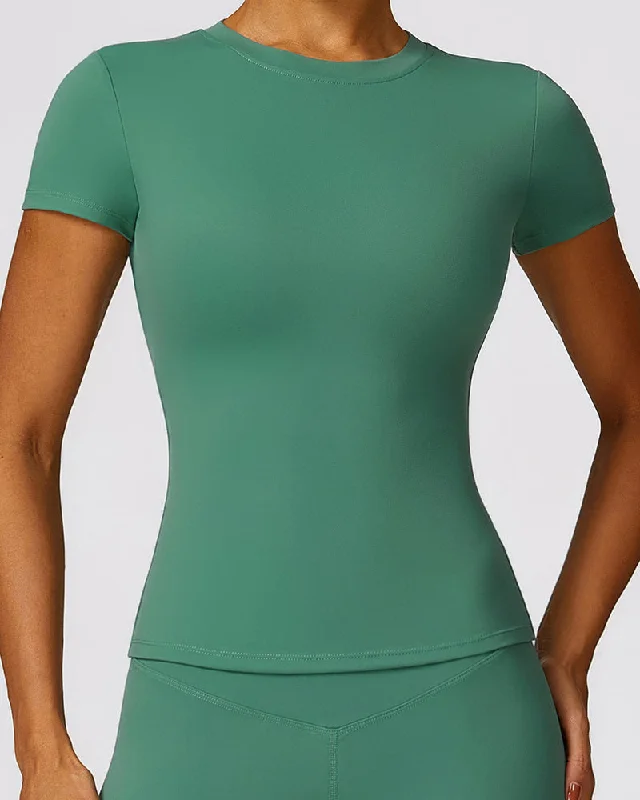 Overstock Sale Women Spring Outdoor Running Short Sleeve T-shirt S-XL