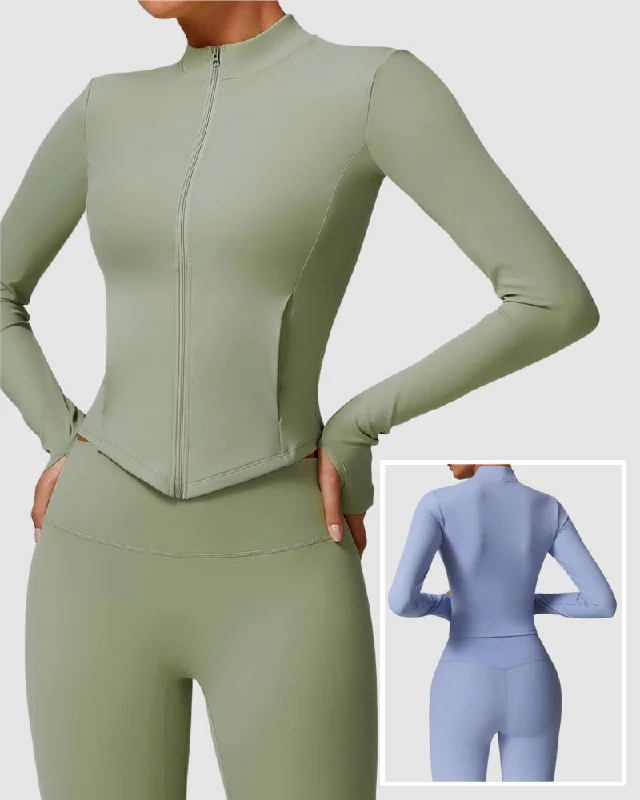 Steals and Deals Women Stand Collar Yoga Fleece Cold Proof Warm Long Sleeve Sports Jacket S-XL Steals and Deals Women Stand Collar Yoga Fleece Cold Proof Warm Long Sleeve Sports Jacket S-XL