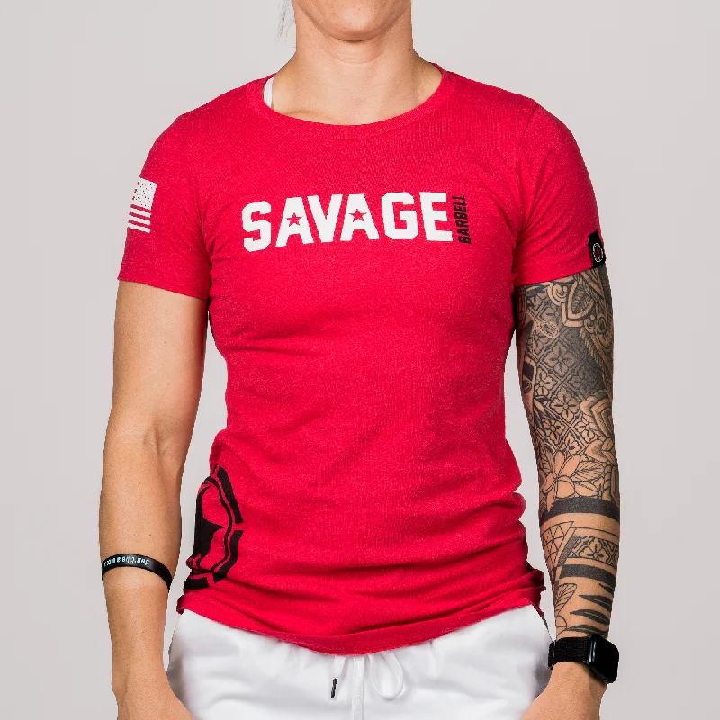 Buy Now Women's T-Shirt - Hip Star - Red