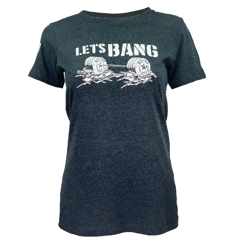 Incredible Offers Women's T-Shirt - Let's Bang - Dark Gray