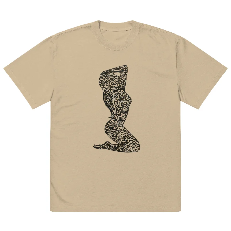 Stock Clearance ZAN Oversized Faded T-Shirt for Women